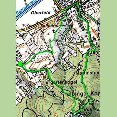 Tulbing Nordic Walking - Grüne Strecke