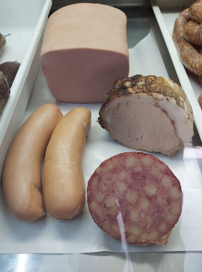 Leberkäse, Knacker, Käswurst