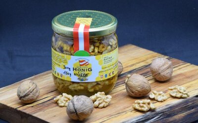 Honig mit Nüssen - 450 g