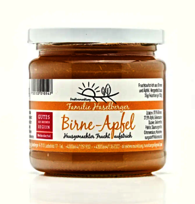 Birne-Apfel Fruchtaufstrich