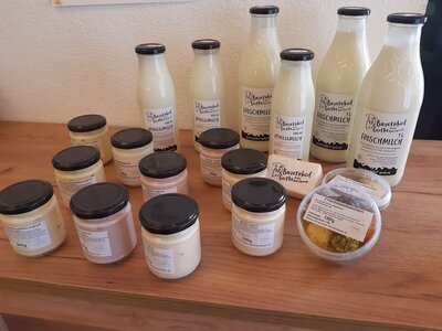 Diverse Milchprodukte