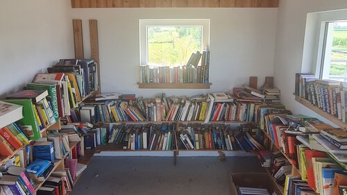 Foto von der Bücherbox von innen