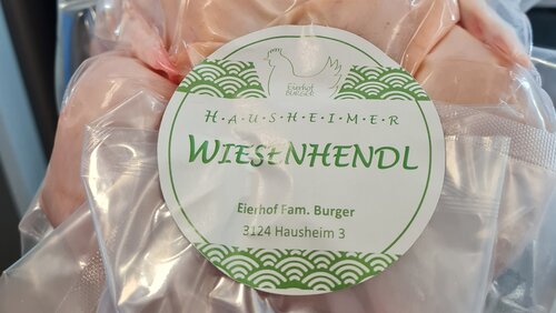 Verpacktes WiesenhendlEierhof Burger und Netzwerk Kulinarik/pov.at