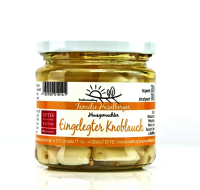 Eingelegter Knoblauch