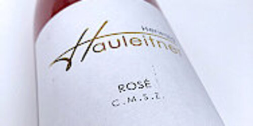 Weinflasche Rosé