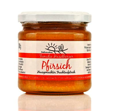 Pfirsich Fruchtaufstrich