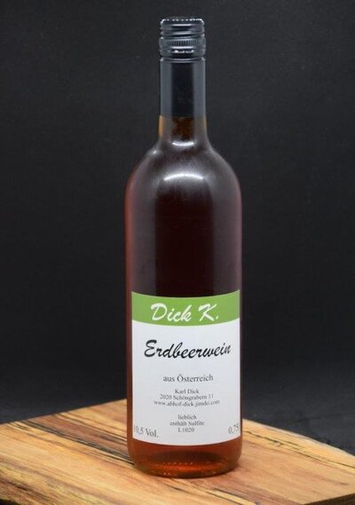 Erdbeerwein