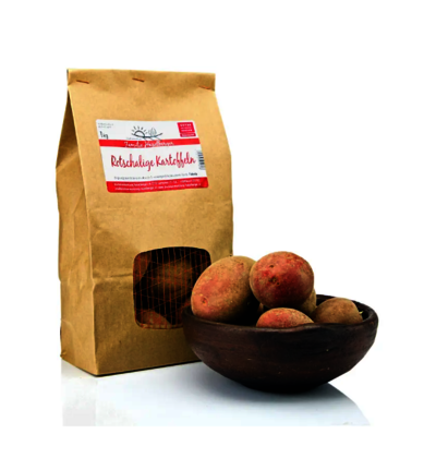 Rotschalige Karoffeln